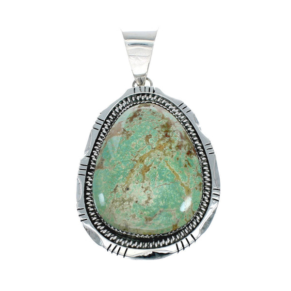 Navajo Native American Turquoise Sterling Silver Pendant SN20265